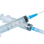 Seringue 5 ml avec aiguilles d'injection 23G bleues 0,6×40 mm – 10 pièces