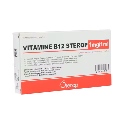 Ampollas de vitamina B12